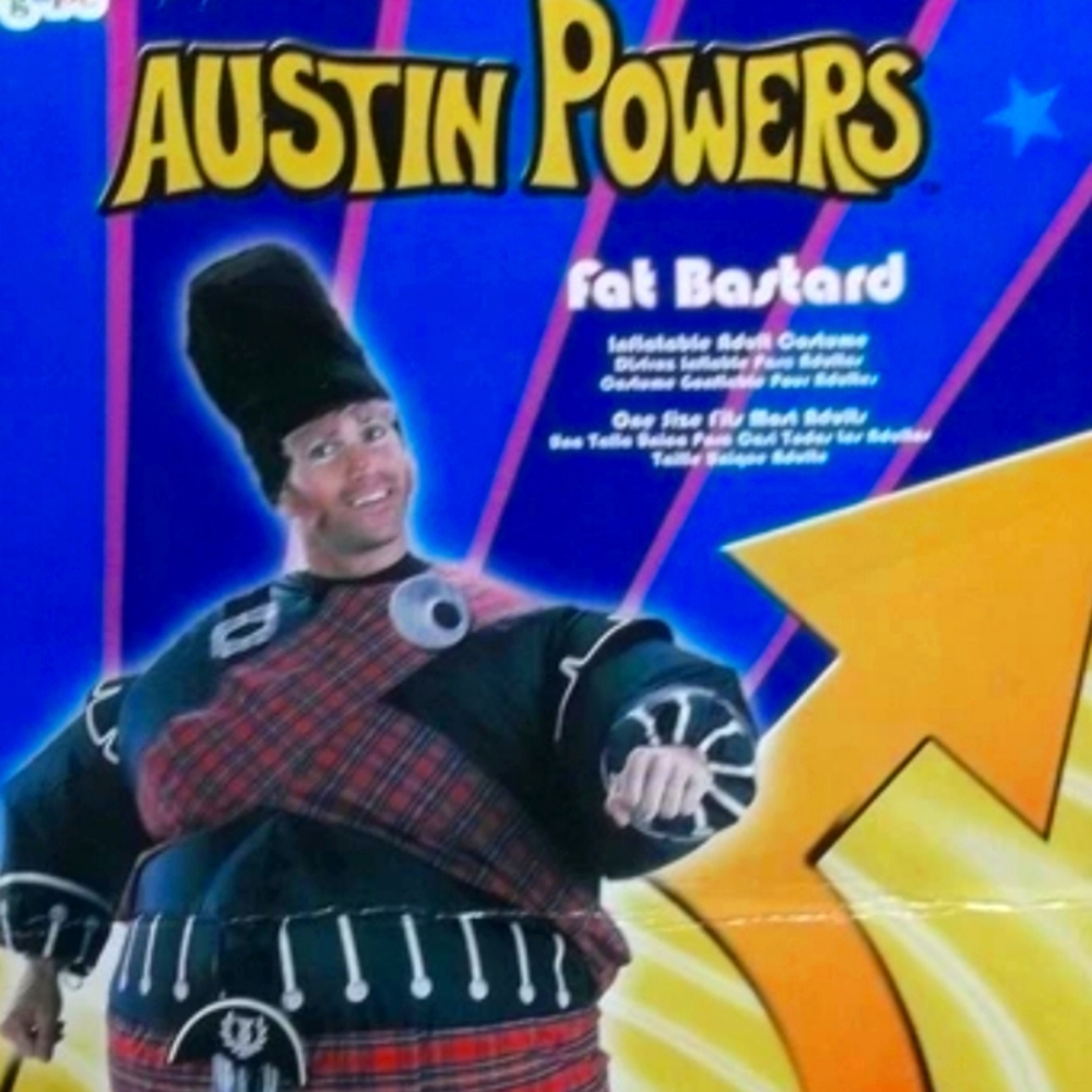 AUSTIN POWERS  Halloween Costume with  Hat